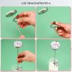 20cm Stainless Steel Thermometer with Pot Clip for Cooking and Frying - 6