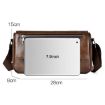 WEIXIER D514 Men Crossbody Waterproof Shoulder Bag - Brown - 3