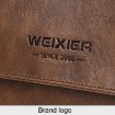 WEIXIER D514 Men Crossbody Waterproof Shoulder Bag - Brown - 7