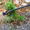 4-Tooth Dual Purpose Weed Remover Tool - 50cm Iron Handle - 9