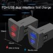 Toyota RAV4/WILDLANDER USB-PD Port 60W Fast Charging Car Charger - 3
