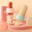 Portable Baby Food Feeding Spoon Pacifier Bottle (Nano-silver) - 4