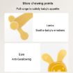 Bunny Baby Teether BPA Free Silicone Teether - Transparent - 7