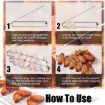 304 Stainless Steel BBQ Chicken Wing Fork - Outdoor Grill Tool - 8