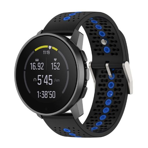 Suunto Race S Silicone Watch Band - Black Blue - 1