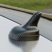 Black Shark Fin Antenna Roof Tail Wing for Car Decoration - 4