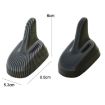 Black Carbon Shark Fin Antenna Roof Tail Wing - Car Decoration - 2