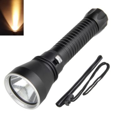 XHP70.2 Diving Flashlight 3000 Lumens IPX8 Waterproof Underwater 80m - Yellow - 1