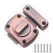 Stainless Steel Rotate Bolt Latch Anti-Theft Security Bathroom Door Lock - 1