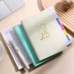 2025 Calendar A5 Planner Soft Leather Daily Planner Notebook, Cyan - 2