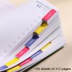 2025 Pink Leather Daily Planner A5 Notebook - 8