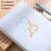 2025 Yellow Leather Daily Planner A5 Notebook - 5