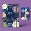 2025 English Coil Calendar Notebook Diary - B10 Cover Color - 1