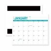 2025-2026 Blue English 18-Month Calendar Magnet - Refrigerator Magnet - 1