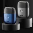 VGR V-340 5W USB Mini Portable Electric Shaver - Blue - 2