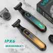 VGR V-360 5W USB Digital Display Electric Shaver (Green) - 5