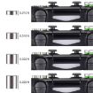 PS4 Joystick 8pcs/Set Gamepad Metal Buttons Accessory Set - 5
