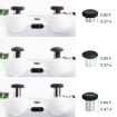PS5 Gamepad Metal Buttons Set - 32pcs Mushroom Head Magnetic Base Cross Keys - 6