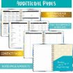 2025 English Notebook A5 Coil Notepad - 365 Day Work Schedule Diary - 5
