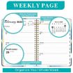 2025 English Notebook A5 Coil Notepad - 365 Day Work Schedule Diary - 6