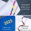 2025 A5 Agenda Book Planner Notebook 304 Pages Daily Office Diary - 8