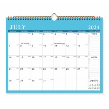 365 Day Countdown Wall Calendar Blue July 2024-Dec 2025 - 1