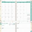 2025 Board Clip A4 English Notebook Coil Diary Planner - Polka Dot - 7
