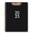 2025 Board Clip A4 English Notebook Coil Diary Planner - Black - 1