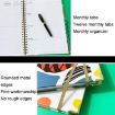 2025 Board Clip A4 English Notebook Coil Diary Planner - Pink - 6