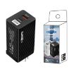 Carbon Fiber GaN PD65W Type-C + QC3.0 USB Quick Charger, AU Plug - 7