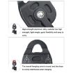 XINDA XD-8620 Heavy Object Lifting And Dragging Riser Pulley - Red Black - 4