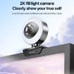 Yesido KM20 2K Zoom 4.0MP HD USB Webcam with Fill Light - 2