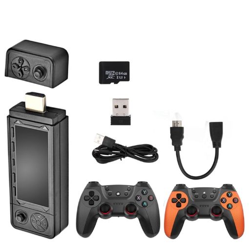 X9 Ultra Video Game Stick Console 64GB 37000+ Games + 2.4G Wireless Controller - 1