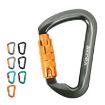 XINDA XD-8128 Outdoor Rock Climbing Carabiner - Threaded-Gray - 2