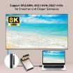 JUNSUNMAY 8K Displayport Adapter Converter - Left Angle - 3