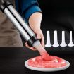 Stainless Steel Sausage Stuffer Tool Hand Operated Meat Sausage Maker - 1