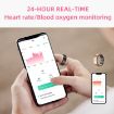 R11M SIZE 9 Smart Ring - Heart Rate/Blood Oxygen/Sleep - Black - 9