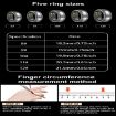 R18 SIZE 9 Smart Ring - Heart Rate/Blood Oxygen/Sleep - Gold - 6