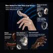 R18 SIZE 8 Smart Ring - Heart Rate/Blood Oxygen/Sleep - Black - 7