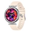 NX17 Pro Smart Watch - 1.19" AMOLED Screen, Silicone Strap - Silver - 1