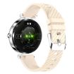NX17 Pro Smart Watch - 1.19" AMOLED Screen, Silicone Strap - Silver - 3