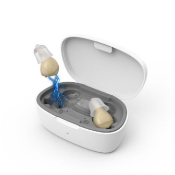 Z-68 In-ear TWS Invisible Hearing Aid Amplifier with Charging Box - 1