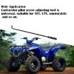 ATV UTV Snowmobile Pilot Screw Adjustment Tool 16.34" Carburetor Screwdriver - 5