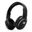 Portable Digital Display FM Headphone - Black - 1