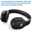 Portable Digital Display FM Headphone - Black - 6