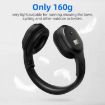 Portable Digital Display FM Headphone - Black - 9