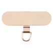 Gold Oval Metal Mobile Phone Lanyard Fixing Gasket - 1