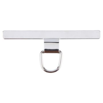 Silver T-shape Metal Mobile Phone Lanyard Fixing Gasket - 1
