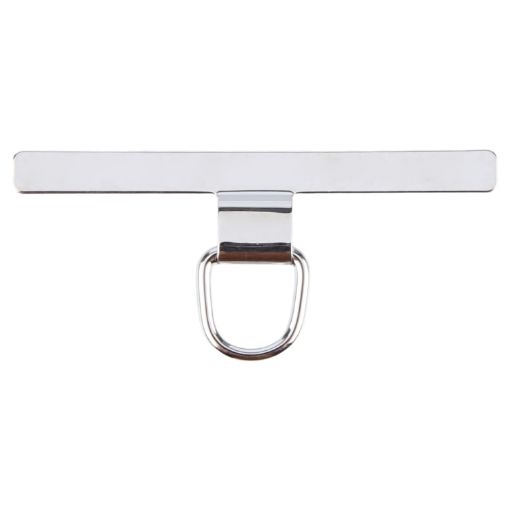 Silver T-shape Metal Mobile Phone Lanyard Fixing Gasket - 1