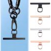 Silver T-shape Metal Mobile Phone Lanyard Fixing Gasket - 4